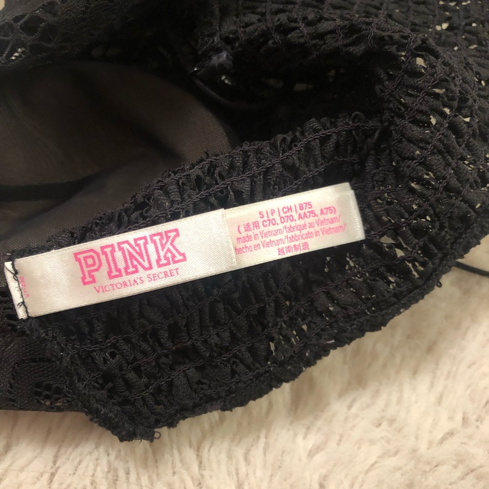 VS Pink Lace Strappy Bralette - Picture 5 of 5